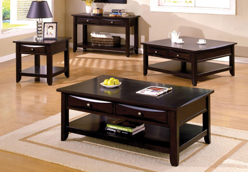 Baldwin Espresso Sofa Table