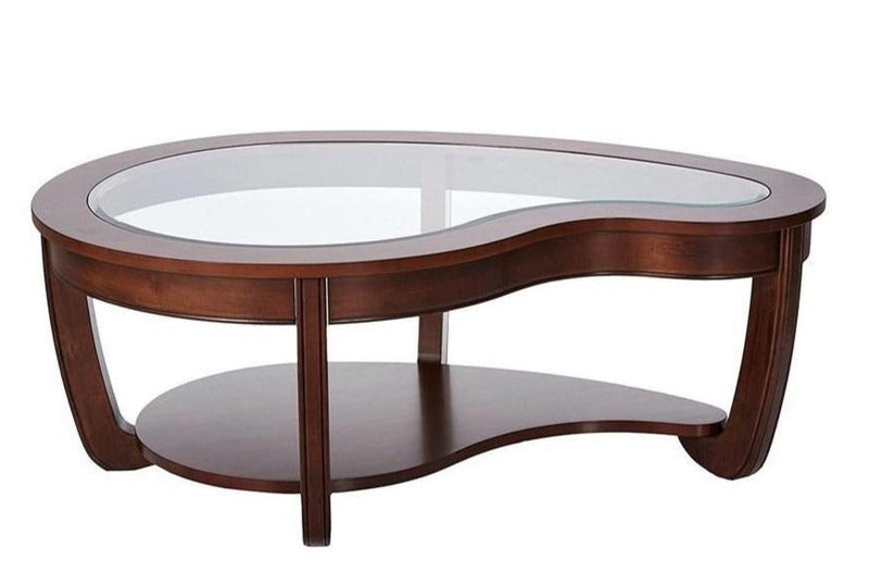 Crystal Falls Dark Cherry Coffee Table