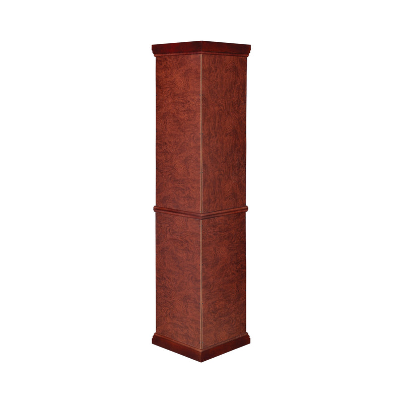 Appledale Medium Brown Corner Curio Cabinet