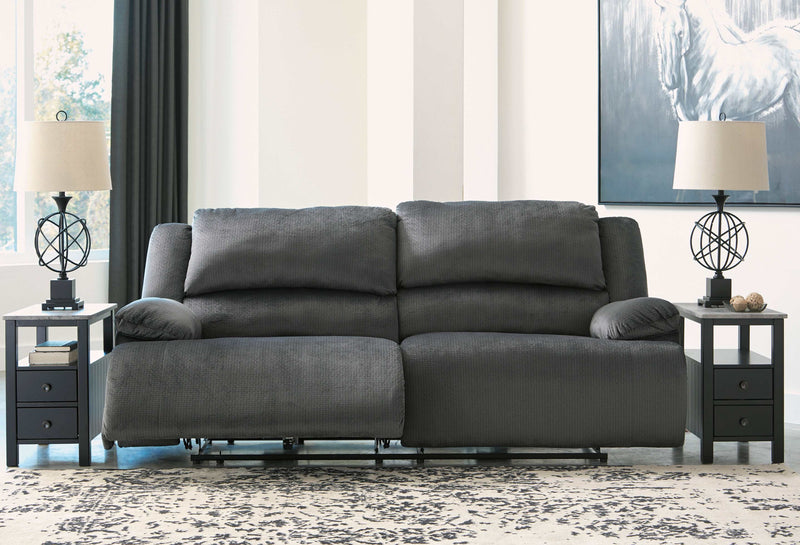 Clonmel - Charcoal - Power Reclining Loveseat - Ornate Home