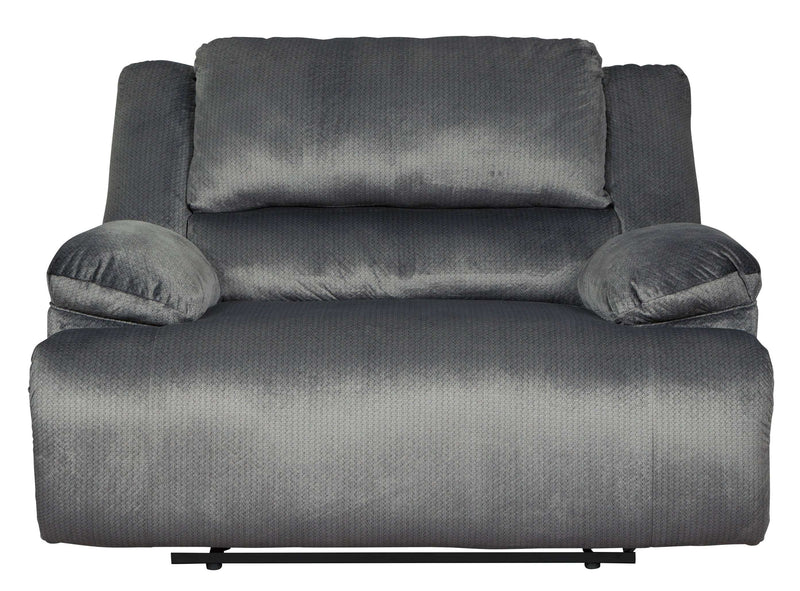 Clonmel - Charcoal - Oversized Power Recliner - Ornate Home