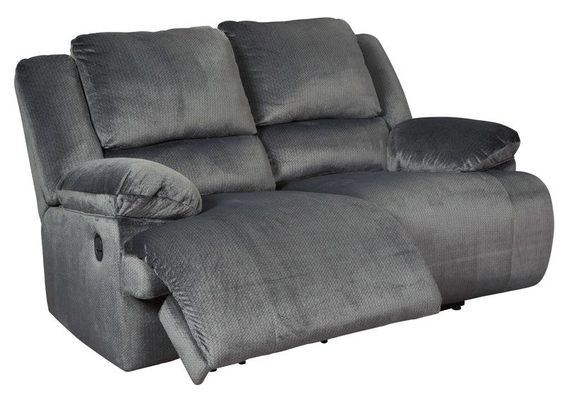 Clonmel - Charcoal - Reclining Loveseat - Ornate Home