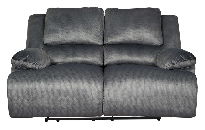 Clonmel - Charcoal - Reclining Loveseat - Ornate Home