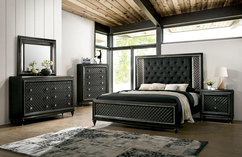 Demetria Metallic Gray Dresser