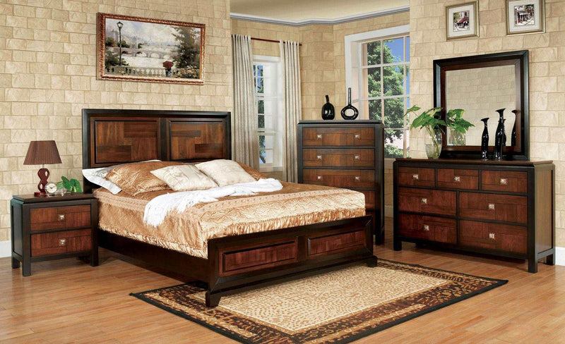 Patra - Acacia & Walnut - Full Bed - Ornate Home