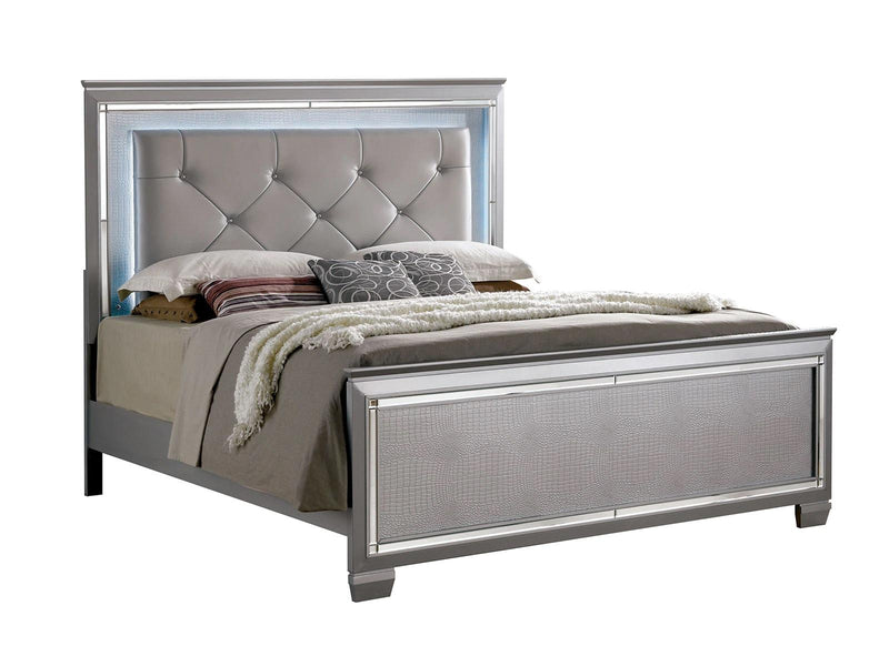 Bellanova Silver Queen Bed