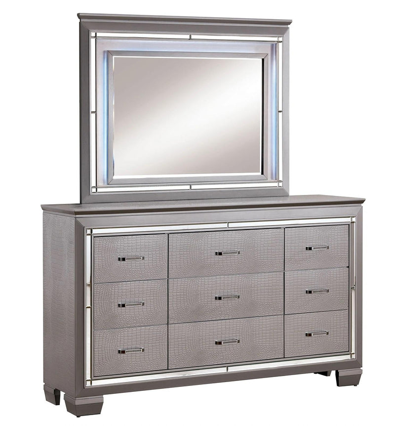 Bellanova Silver 5pc Queen Bedroom Set