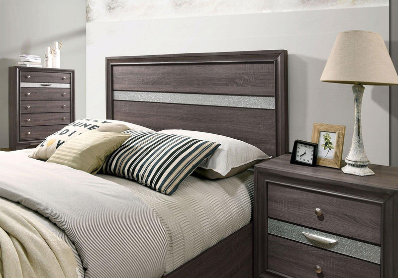 Chrissy Gray 4pc Queen Bedroom Set