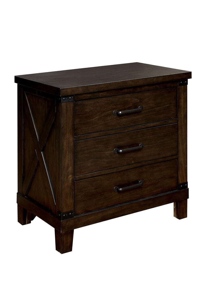 Bianca Dark Walnut Nightstand