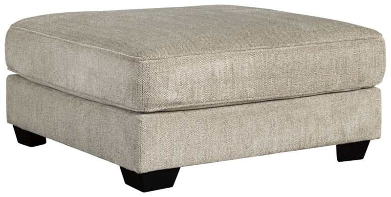 Ardsley - Pewter - Oversized Ottoman - Ornate Home