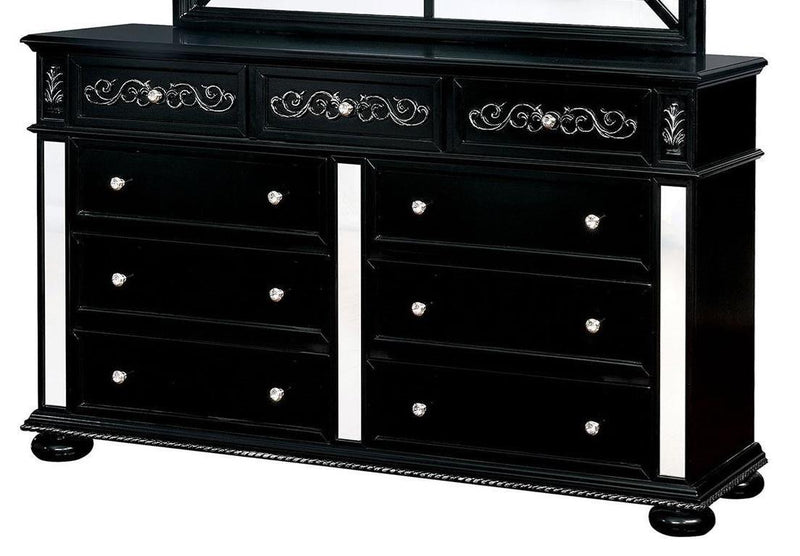 Azha Black Dresser