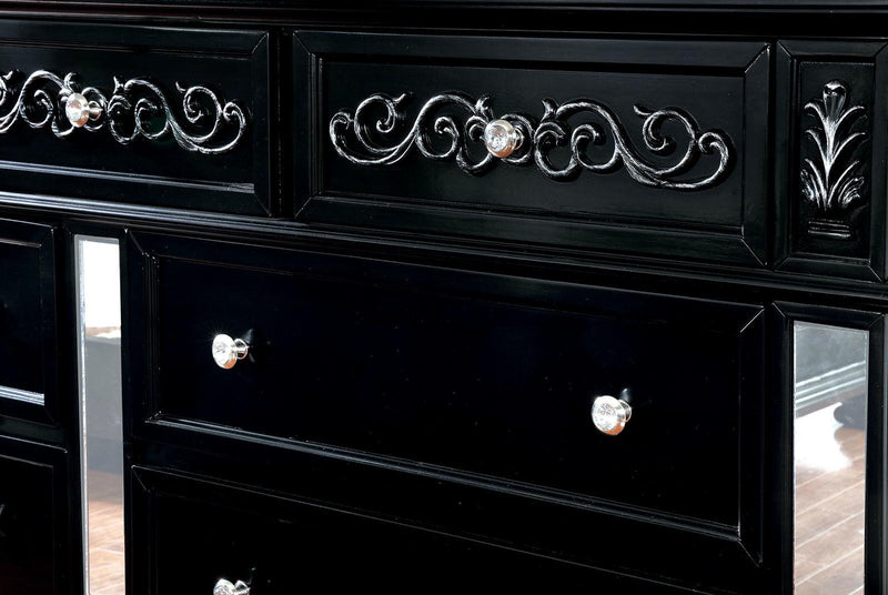 Azha Black Dresser