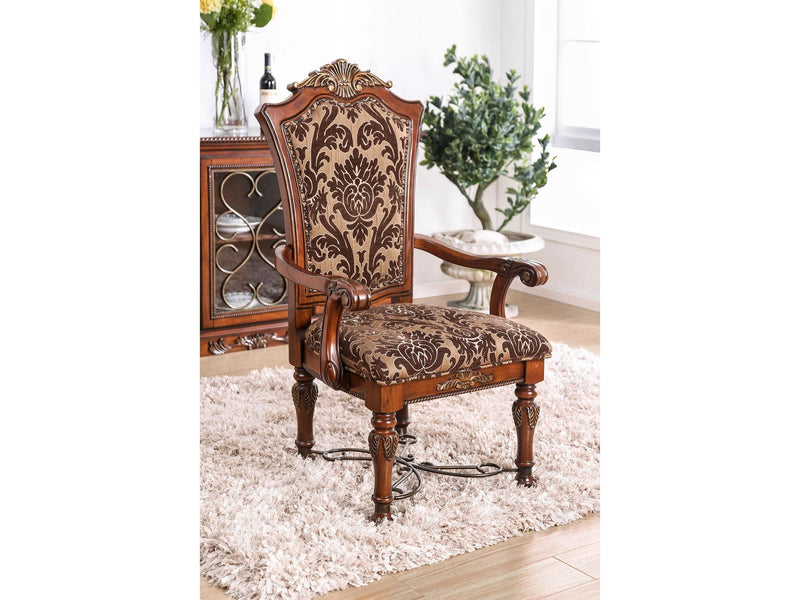 Lucie Brown Cherry Dining Chair (Set of 2)