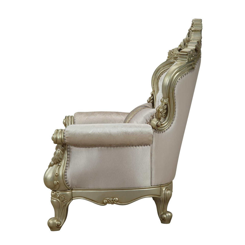 Gorsedd - Cream & Antique White - Armchair - Ornate Home