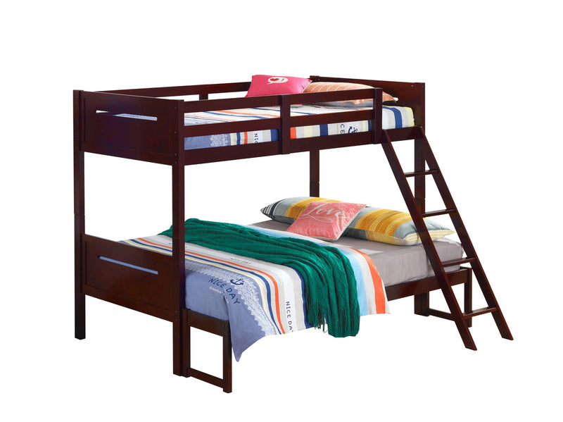 Littleton - Espresso - Twin/Full Bunk Bed - Ornate Home