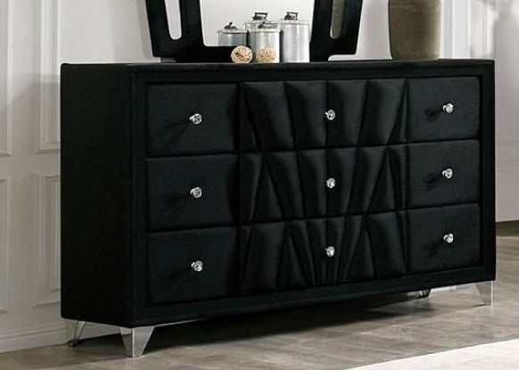 Carissa - Velvet Upholstered - Dresser - Ornate Home