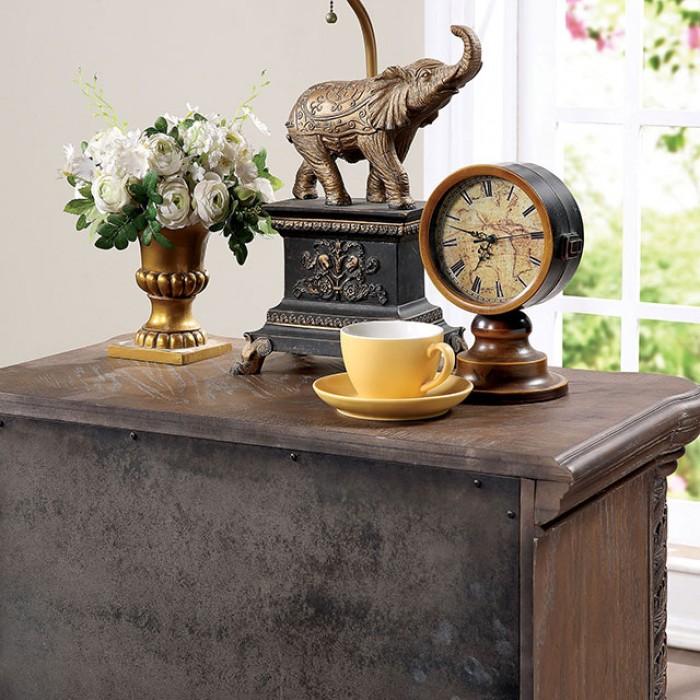 Timandra Rustic Natural Tone Nightstand