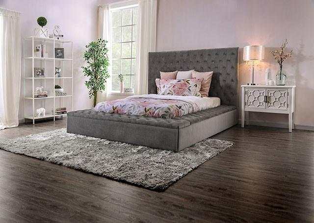 Golati - Gray - California King Storage Bed - Ornate Home