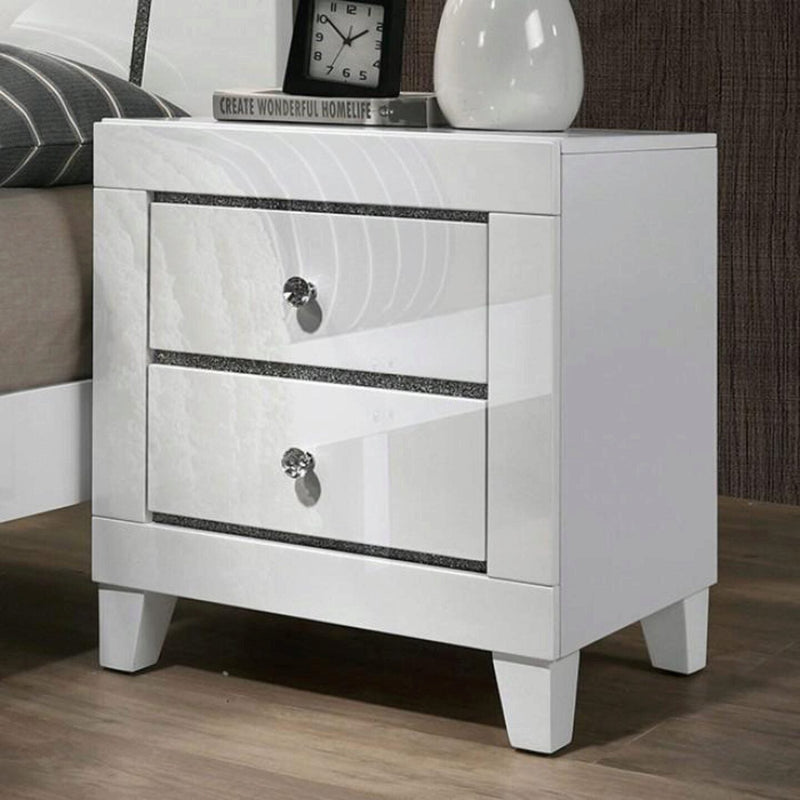 Magdeburg White Nightstand