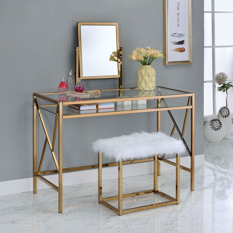 Lismore Champagne Vanity Set