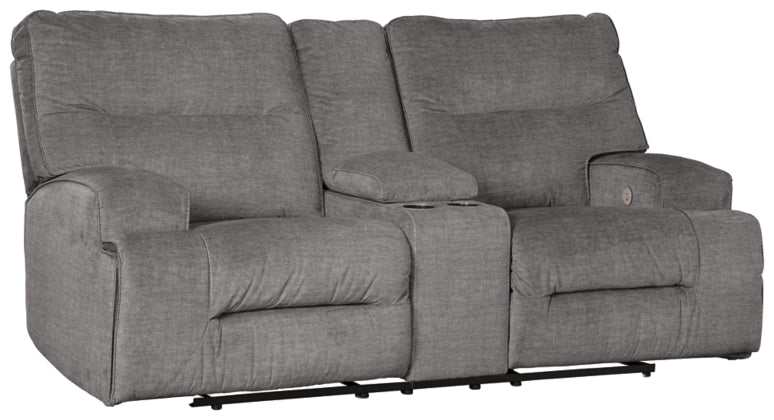 Coombs Power Reclining Loveseat w/ Console - Ornate Home