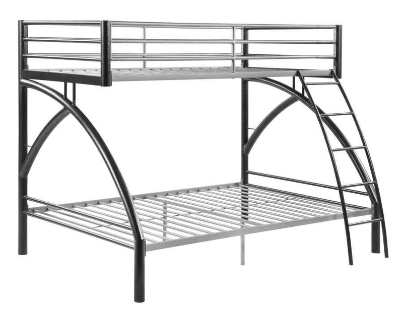 Stephan - Gunmetal - Twin over Full Bunk Bed - Ornate Home