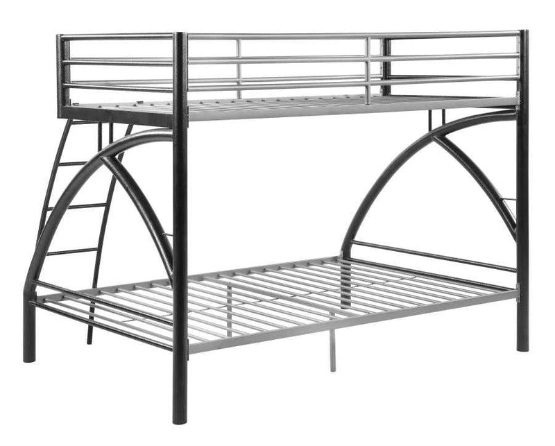 Stephan - Gunmetal - Twin over Full Bunk Bed - Ornate Home