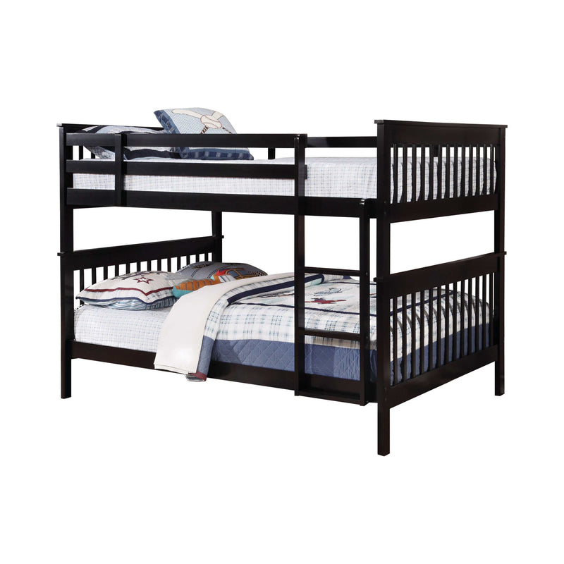 Chapman - Black - Full Over Full Bunk Bed - Ornate Home