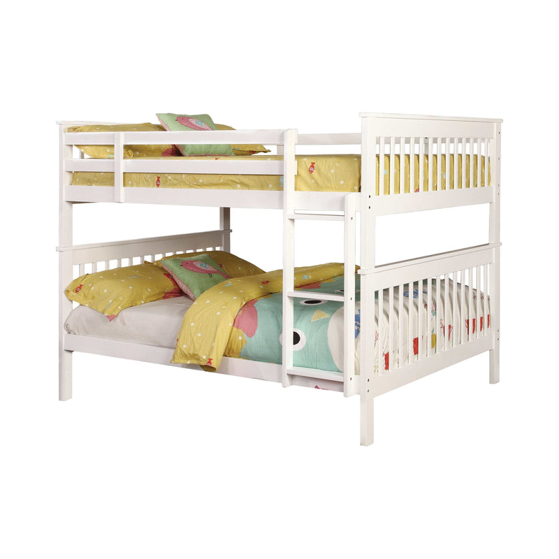 Chapman - White - Full Over Full Bunk Bed - Ornate Home