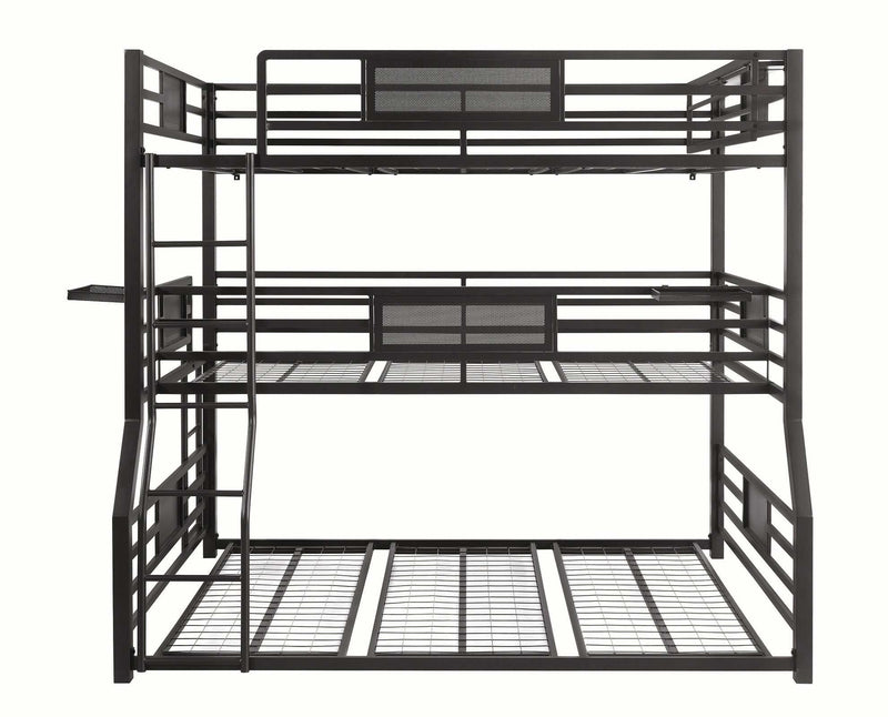 Rogen - Dark Bronze - Fill/Twin Xl/Queen Triple Bunk Bed - Ornate Home