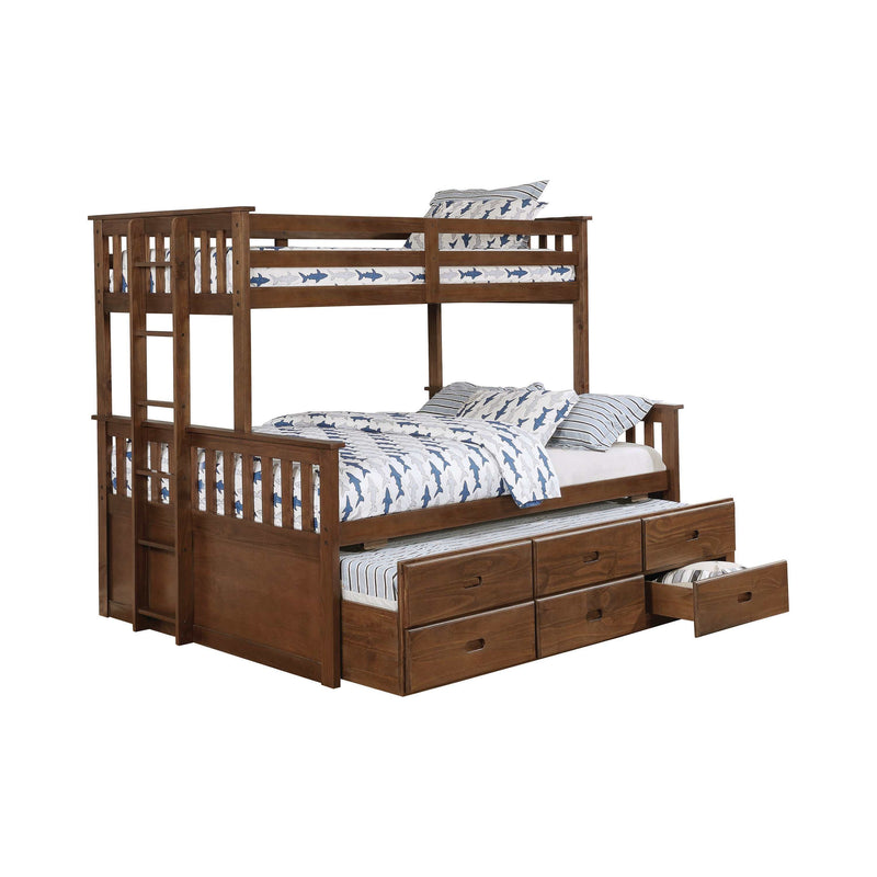 Atkin - Weathered Walnut - Bunk Bed - Ornate Home