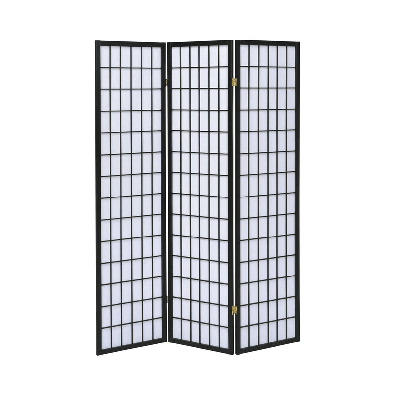 Carrie Black & White 3pc Panel Screen