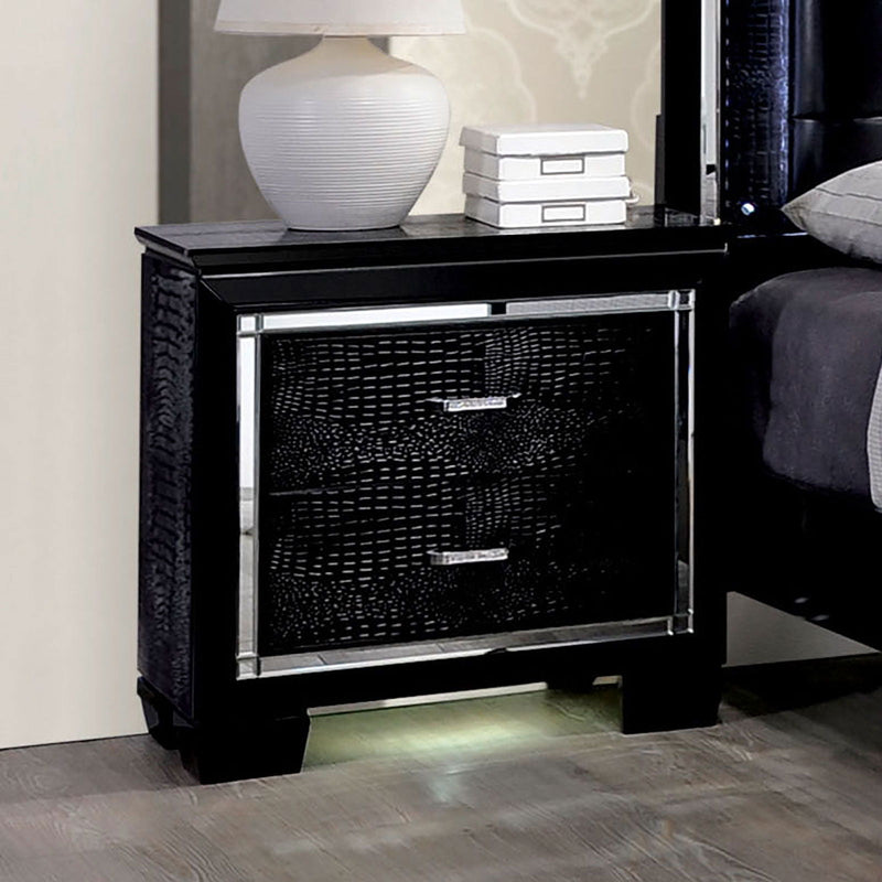 Bellanova Black Nightstand