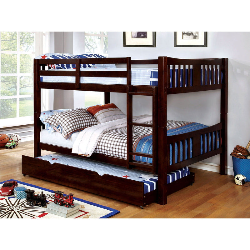 Cameron Dark Walnut Twin/Twin Bunk Bed