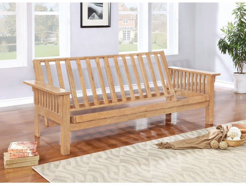 Luci - Weathered Oak - Futon Frame - Ornate Home