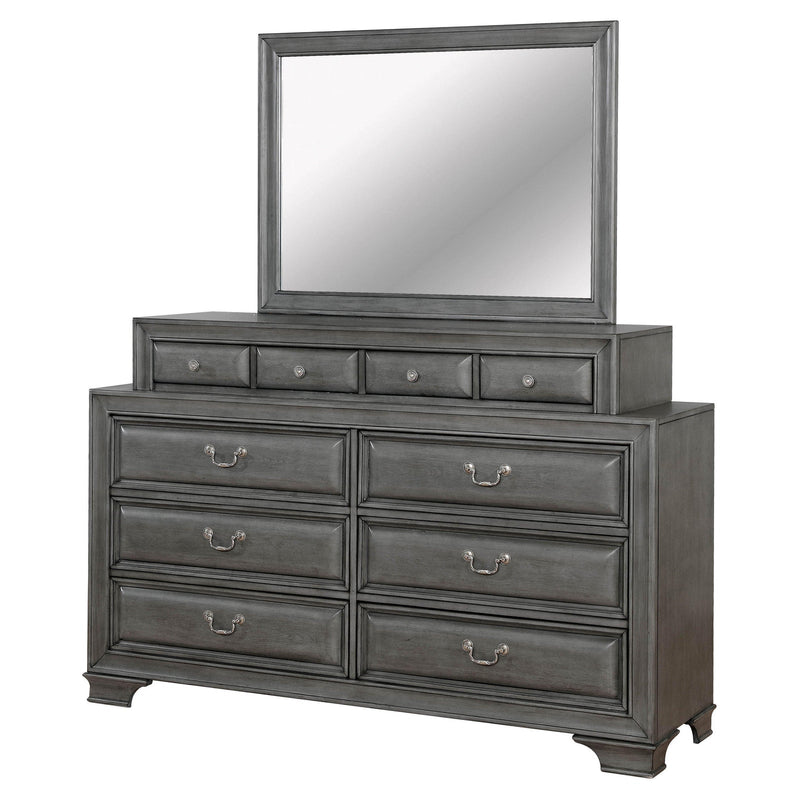 Brandt Gray Dresser & Mirror