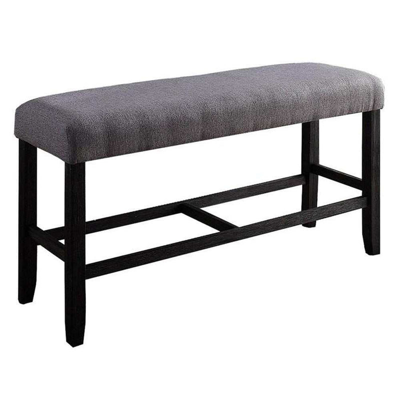 Yelena - Weathered Espresso - Counter Height Bench - Ornate Home