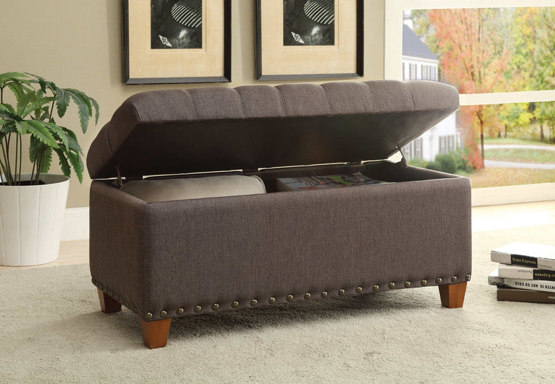 Callum - Mocha - Storage Bench - Ornate Home