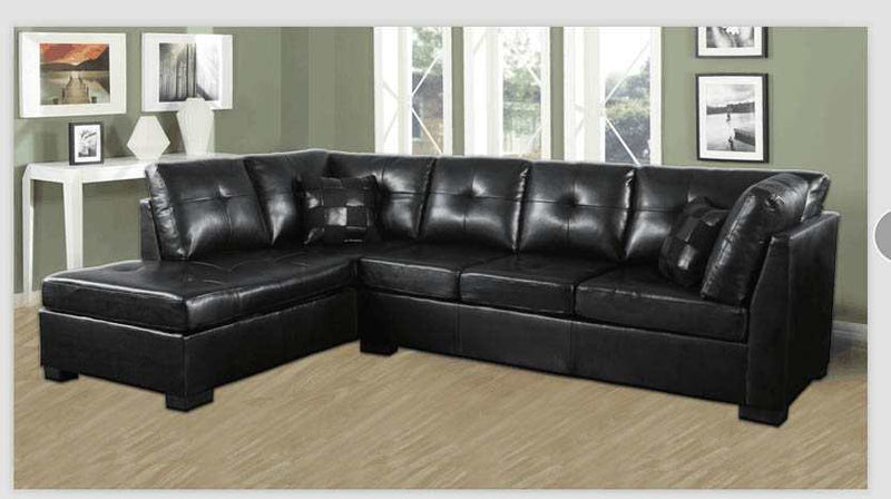 Darie - Black - Sectional Sofa - Ornate Home