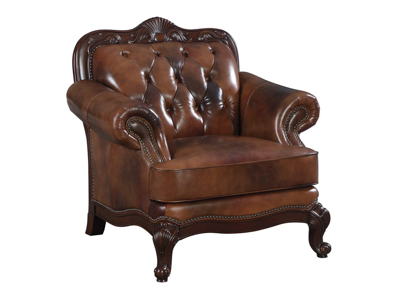 Victoria - Tri-Tone & Brown - Chair - Ornate Home