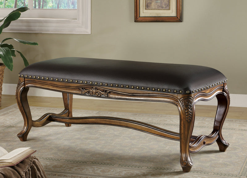 Abigail - Brown & Black - Bench - Ornate Home