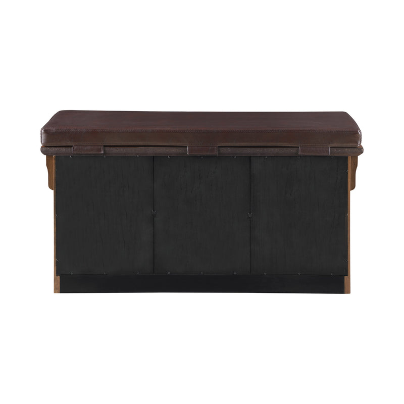 Antonio Medium Brown Storage Bench