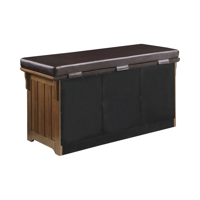 Antonio Medium Brown Storage Bench