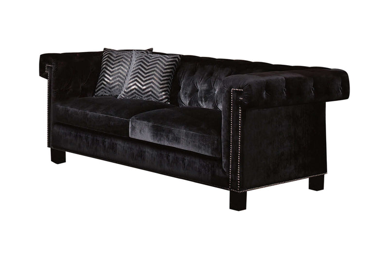 Reventlow - Black - Sofa - Ornate Home