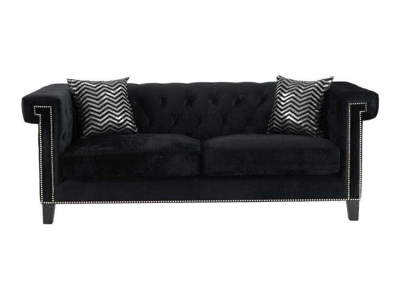 Reventlow - Black - Sofa - Ornate Home