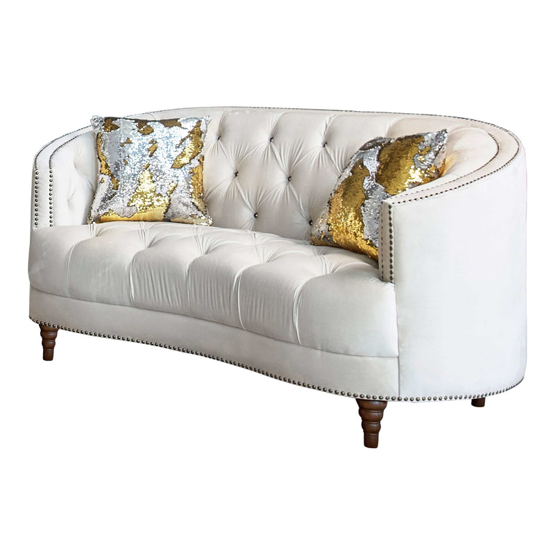 Avonlea - Champagne - Loveseat - Ornate Home