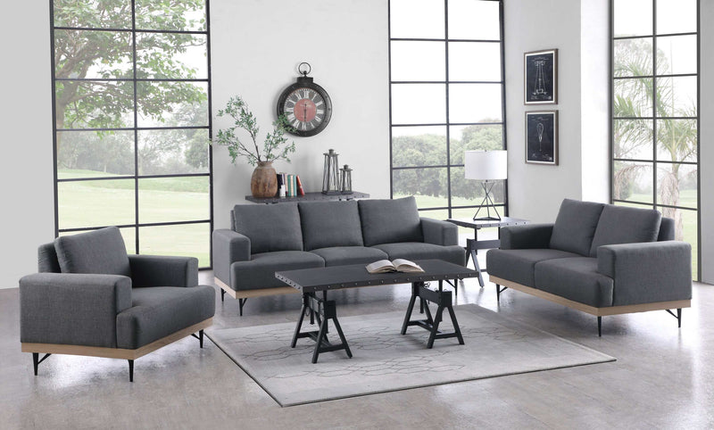 Kester - Charcoal - Loveseat - Ornate Home