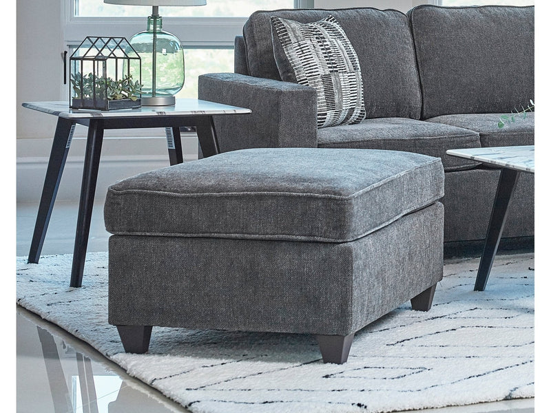 Mccord - Dark Grey - Ottoman - Ornate Home