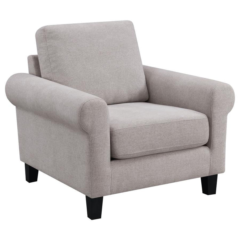 Nadine Oatmeal Arm Chair