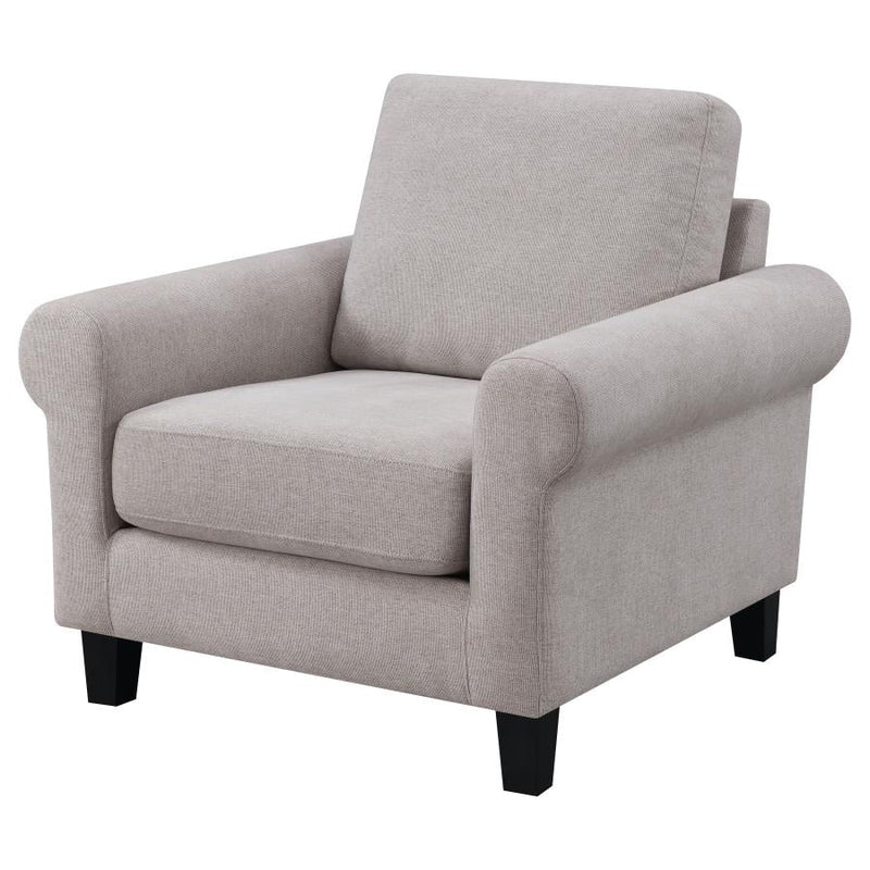 Nadine Oatmeal Arm Chair